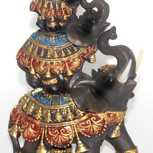 Dalax- Baby Elephants Riding on Mama Elephant Home Decorative Accent Gift Set - Picture 6 of 9